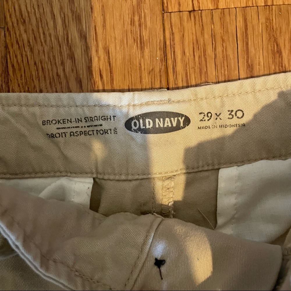 Straight Fit Khakis 29x30 - Picture 2 of 3